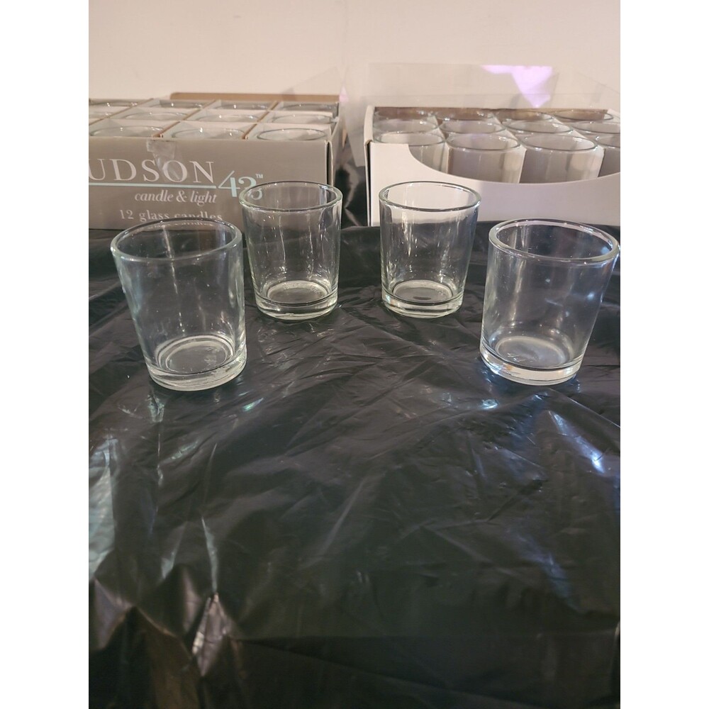 1Eastland 2 Unmark Votive Clear Glass Candle Holder Standard Event Decor Doz